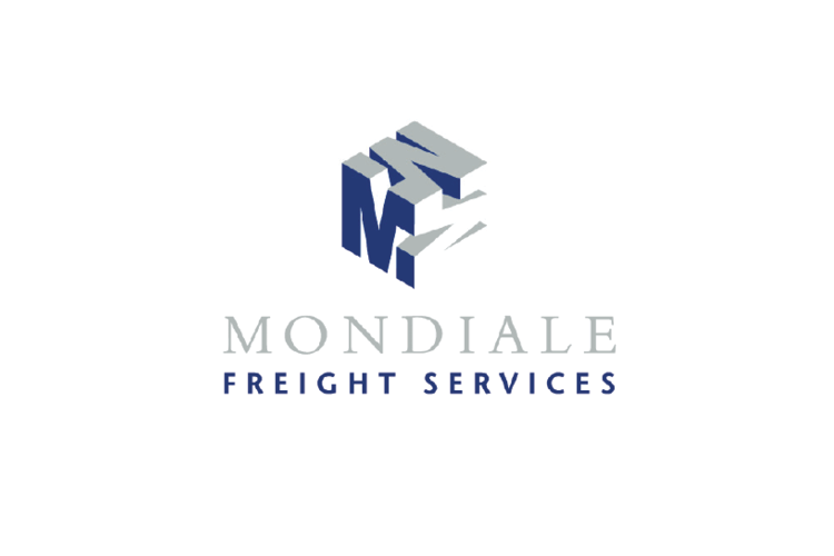 Mondiale Freight Services Original Logo Design from 1996 designed by DesignHall.co.nz